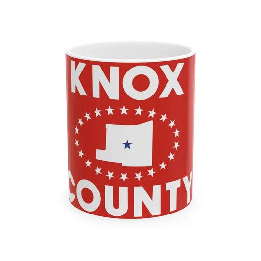 Flag of Knox County Ohio (United States) White Coffee Mug 11oz - Go Mug Yourself