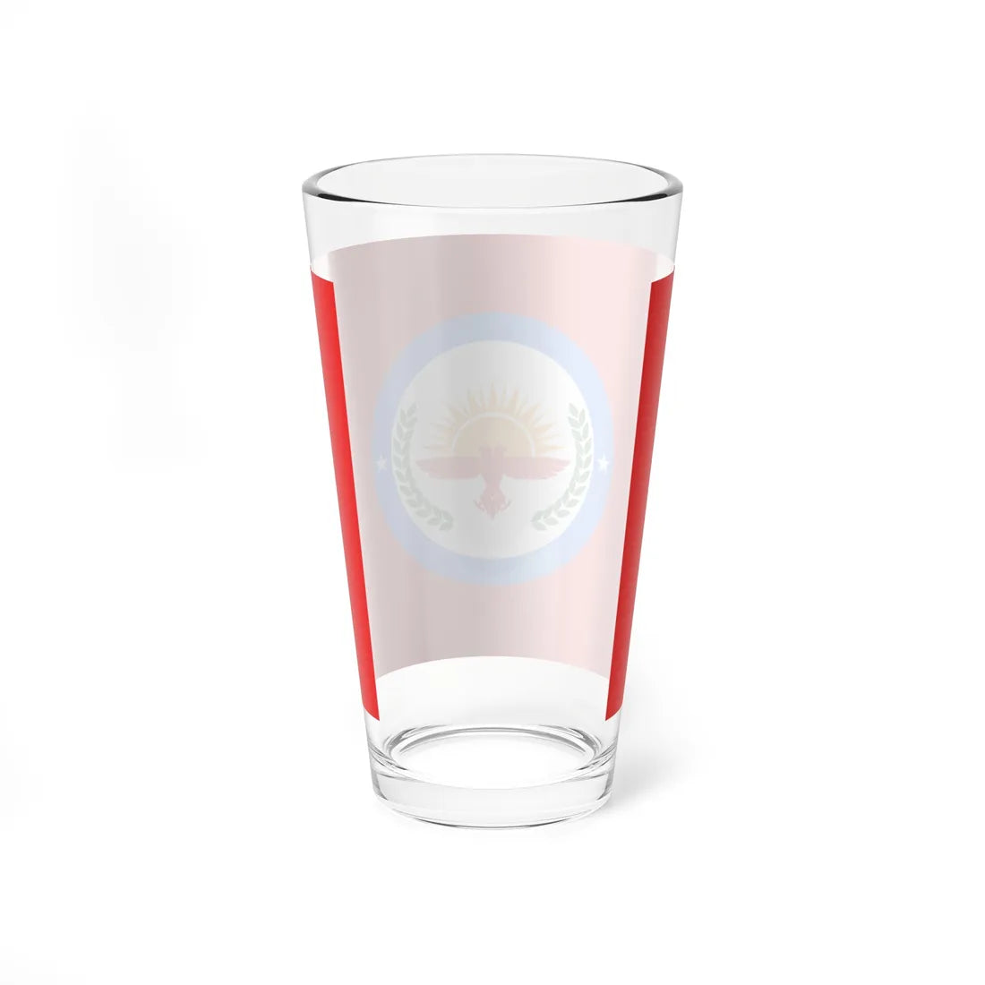 Flag of Kobani Canton (Syria) Pint Glass 16oz - Go Mug Yourself