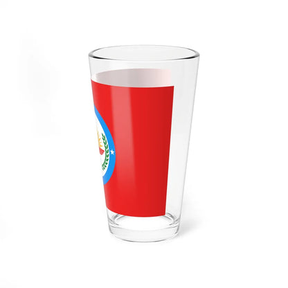 Flag of Kobani Canton (Syria) Pint Glass 16oz - Go Mug Yourself