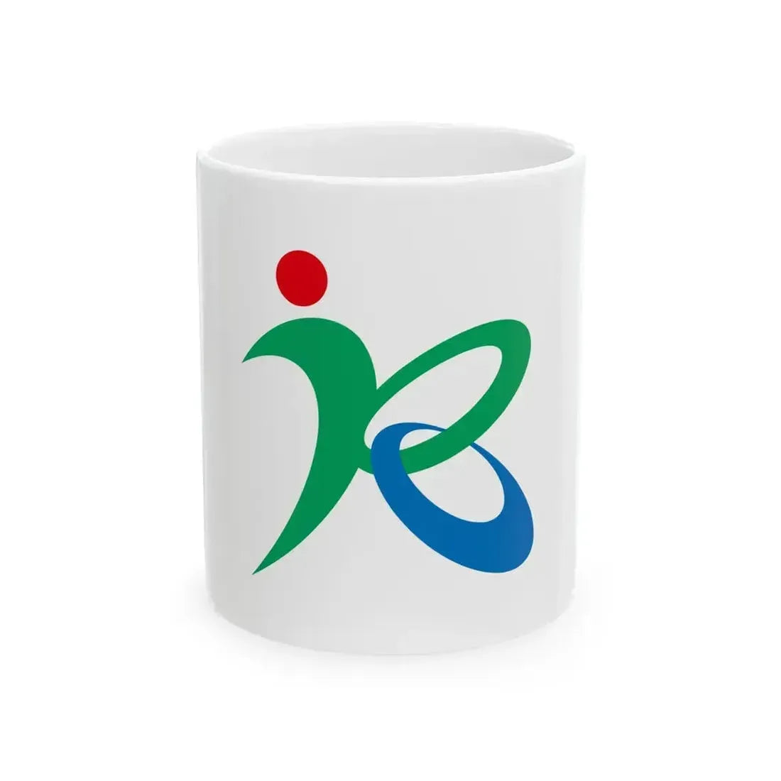 Flag of Kobayashi Miyazaki (Japan) White Coffee Mug 11oz - Go Mug Yourself