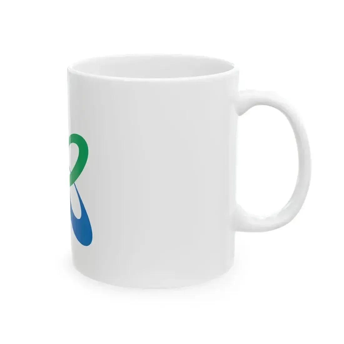 Flag of Kobayashi Miyazaki (Japan) White Coffee Mug - Go Mug Yourself