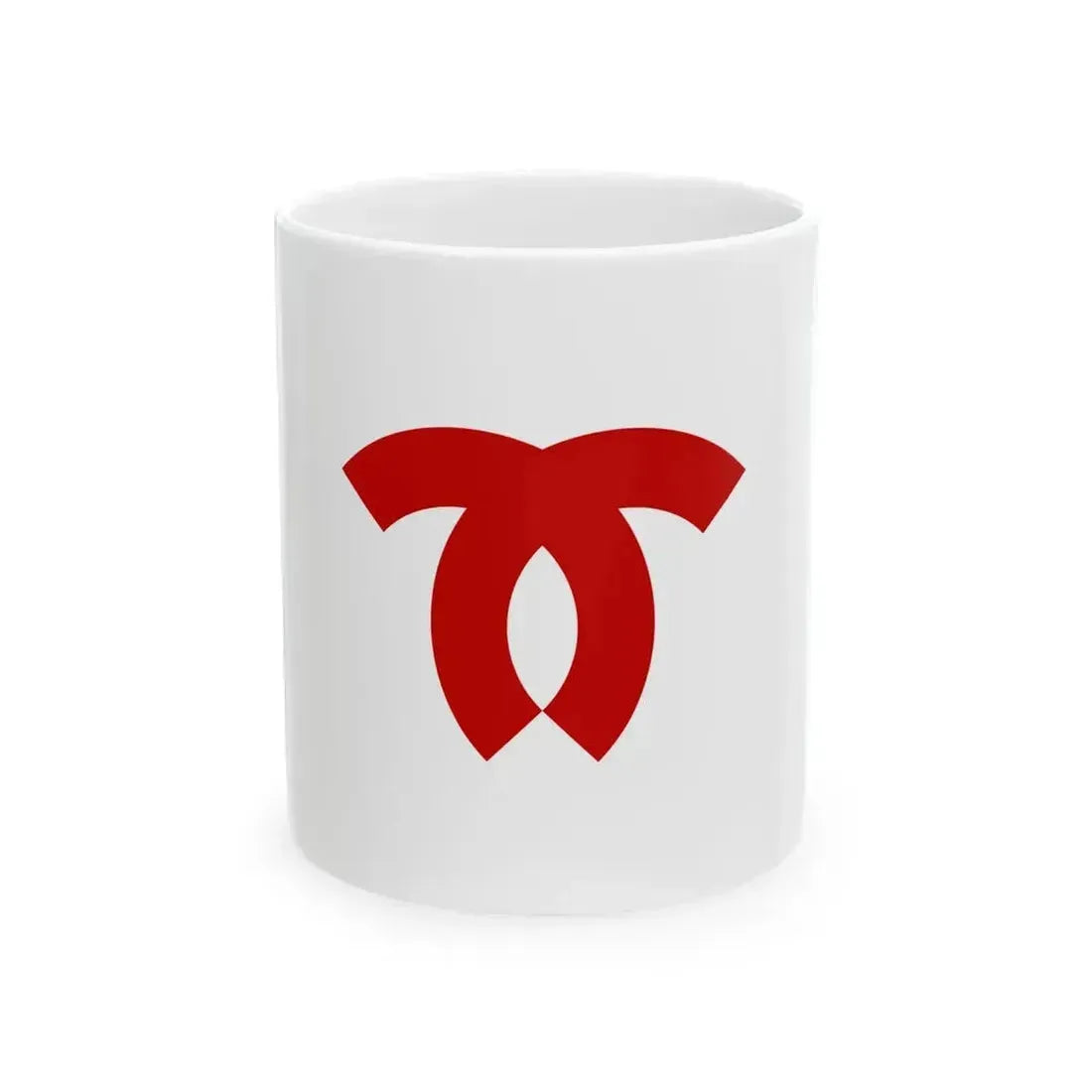Flag of Kobe Hyogo variant (Japan) White Coffee Mug 11oz - Go Mug Yourself