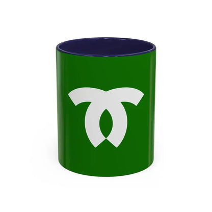 Flag of Kobe Japan - Accent Coffee Mug 11oz Navy - Go Mug Yourself