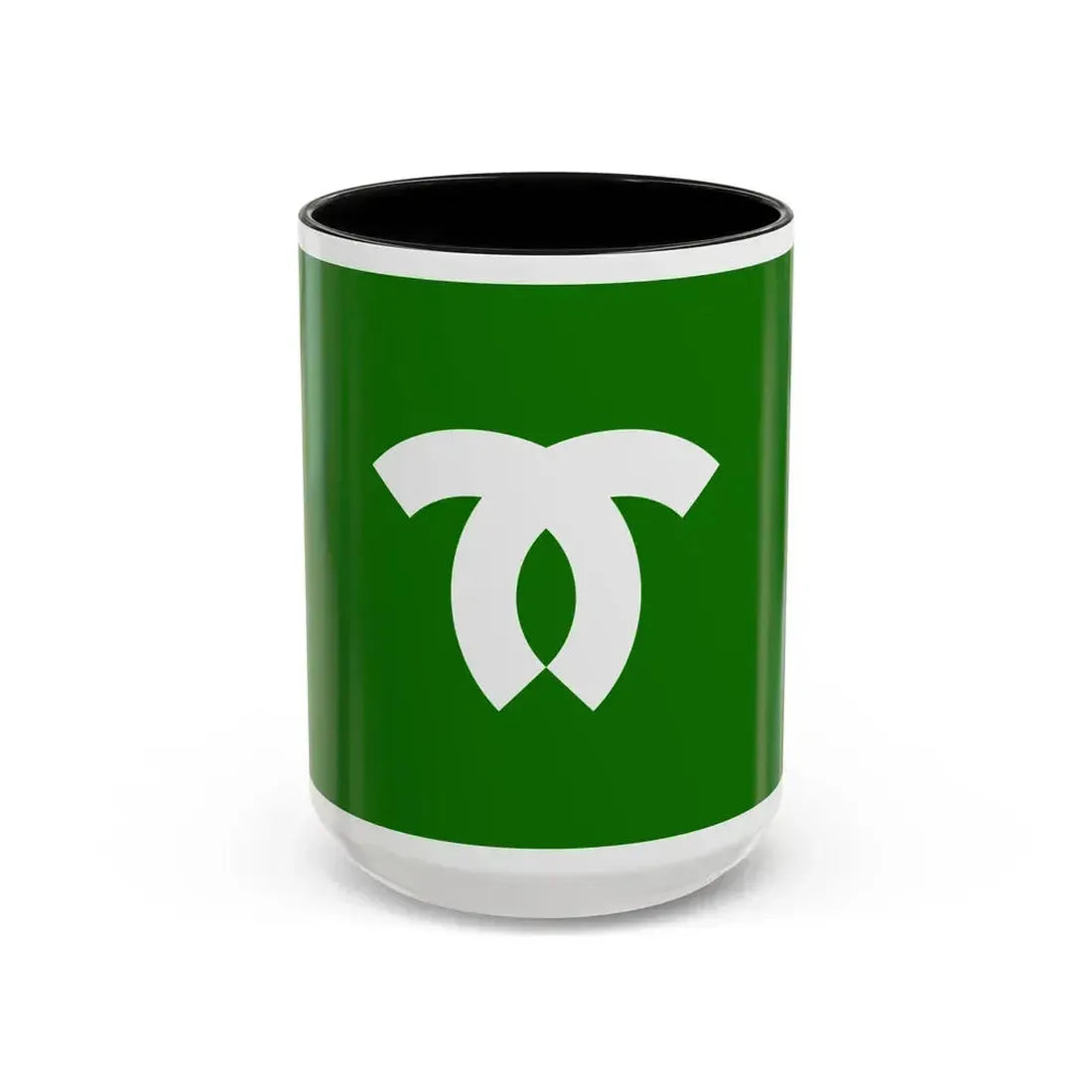 Flag of Kobe Japan - Accent Coffee Mug 15oz Black - Go Mug Yourself