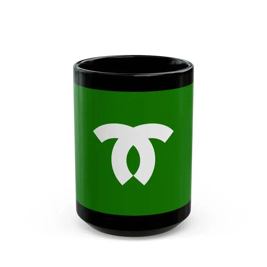 Flag of Kobe Japan - Black Coffee Mug 15oz - Go Mug Yourself