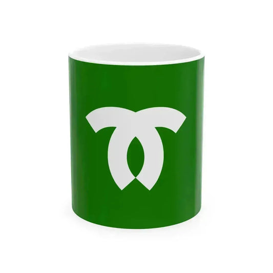 Flag of Kobe (Japan) White Coffee Mug 11oz - Go Mug Yourself