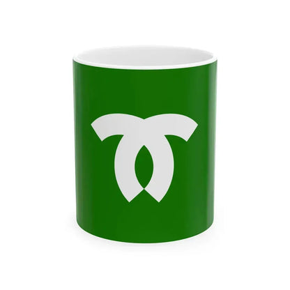 Flag of Kobe Japan - White Coffee Mug 11oz - Go Mug Yourself