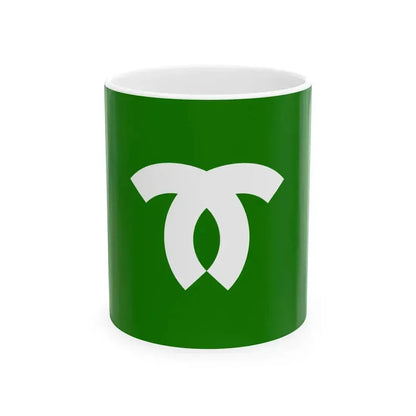Flag of Kobe Japan - White Coffee Mug 11oz - Go Mug Yourself