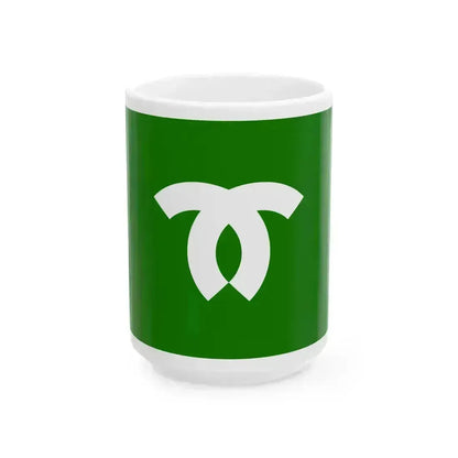 Flag of Kobe (Japan) White Coffee Mug 15oz - Go Mug Yourself