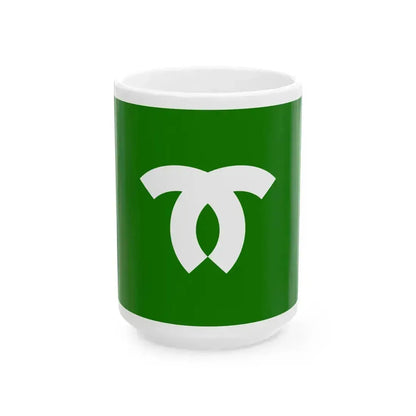 Flag of Kobe Japan - White Coffee Mug 15oz - Go Mug Yourself