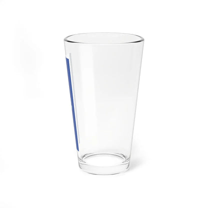 Flag of Kobilje vertical (Slovenia) Pint Glass 16oz - Go Mug Yourself