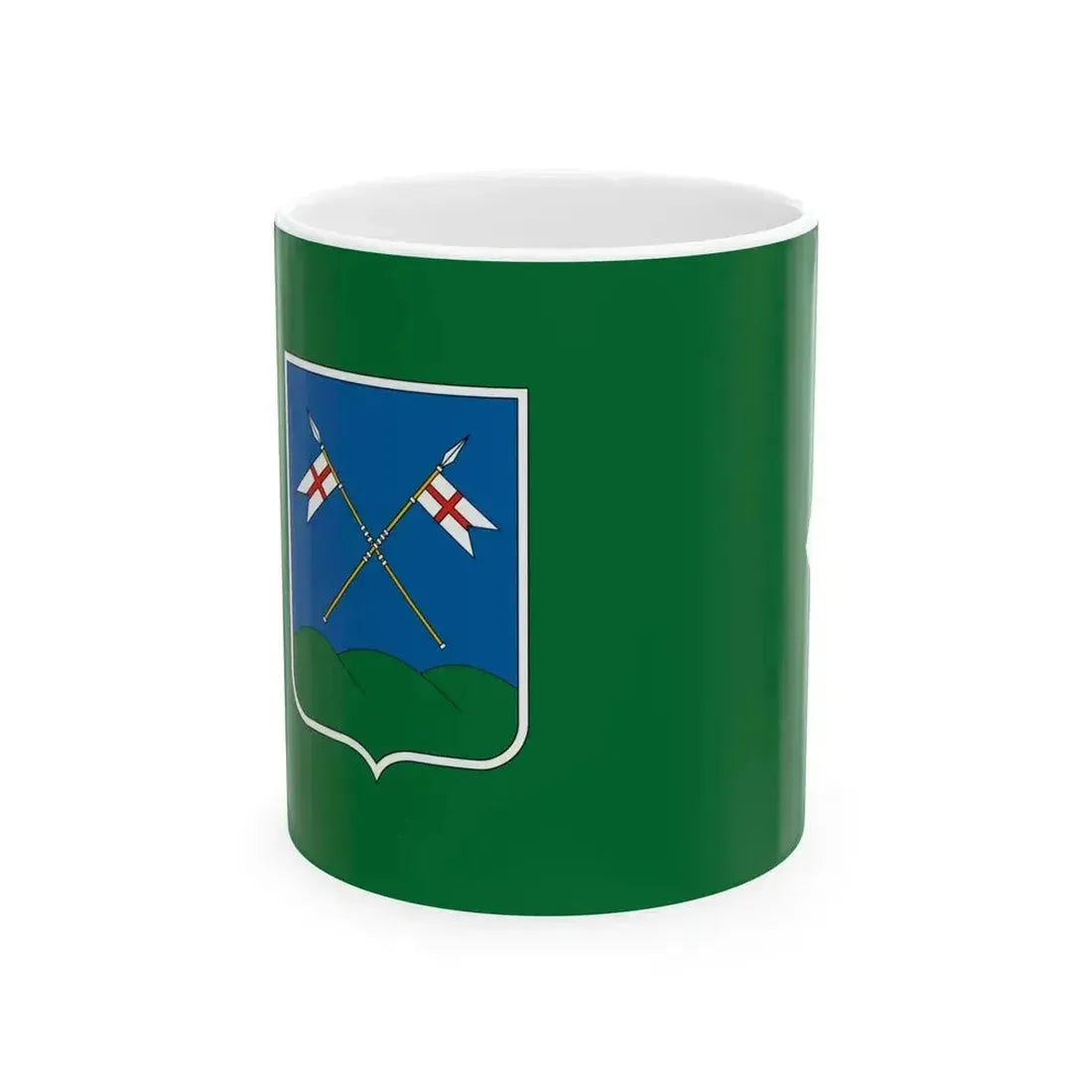 Flag of Kobleny (Hungary) White Coffee Mug 11oz - Go Mug Yourself
