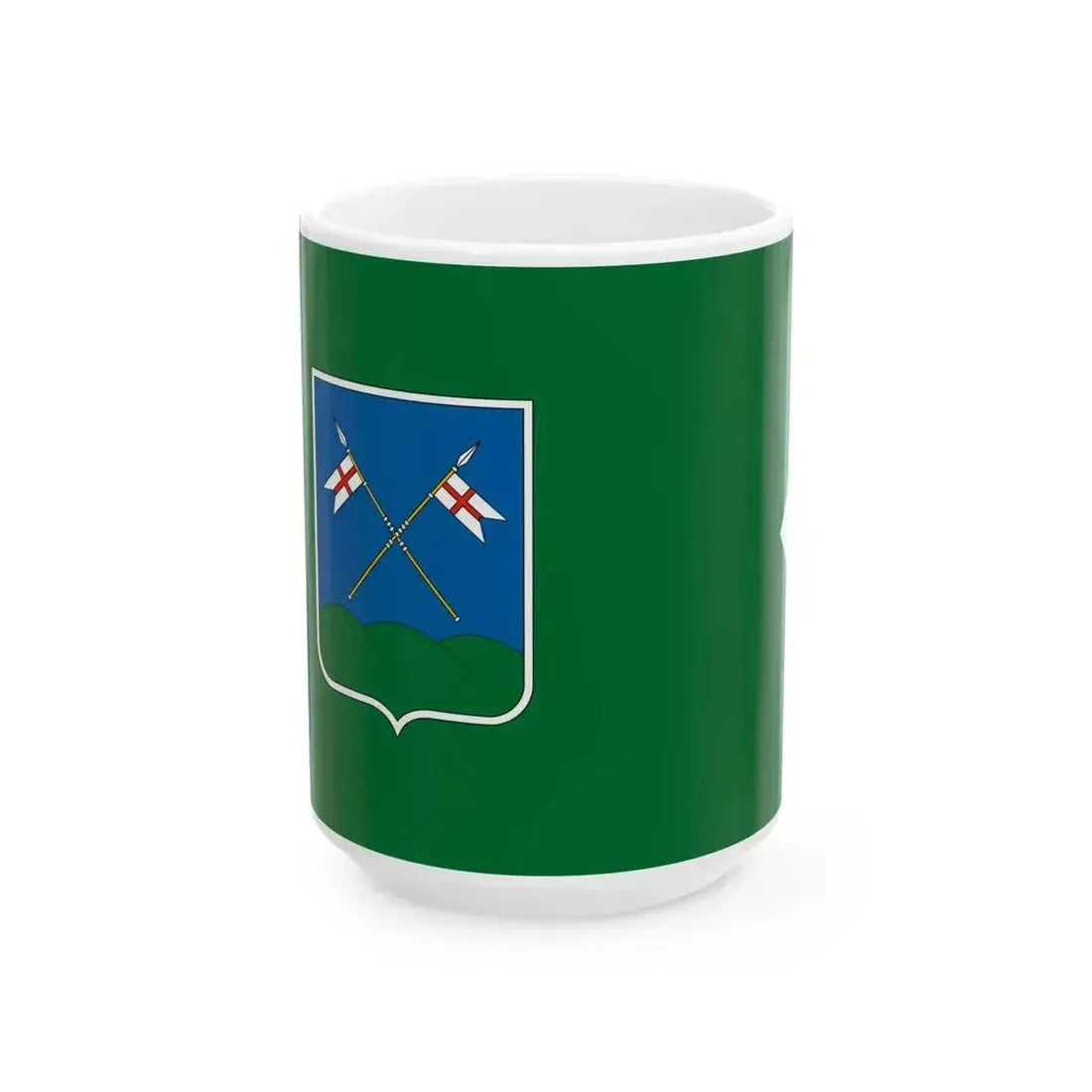 Flag of Kobleny (Hungary) White Coffee Mug 15oz - Go Mug Yourself