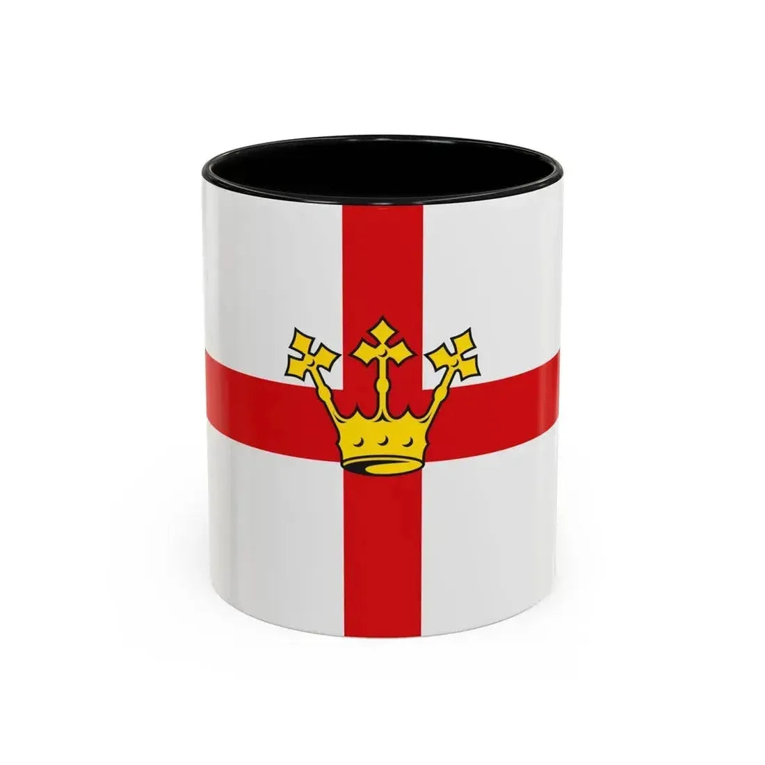 Flag of Koblenz Germany - Accent Coffee Mug 11oz Black - Go Mug Yourself