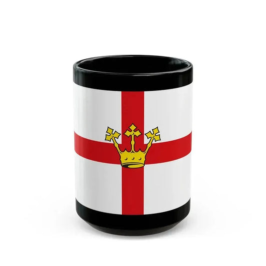 Flag of Koblenz Germany - Black Coffee Mug 15oz - Go Mug Yourself