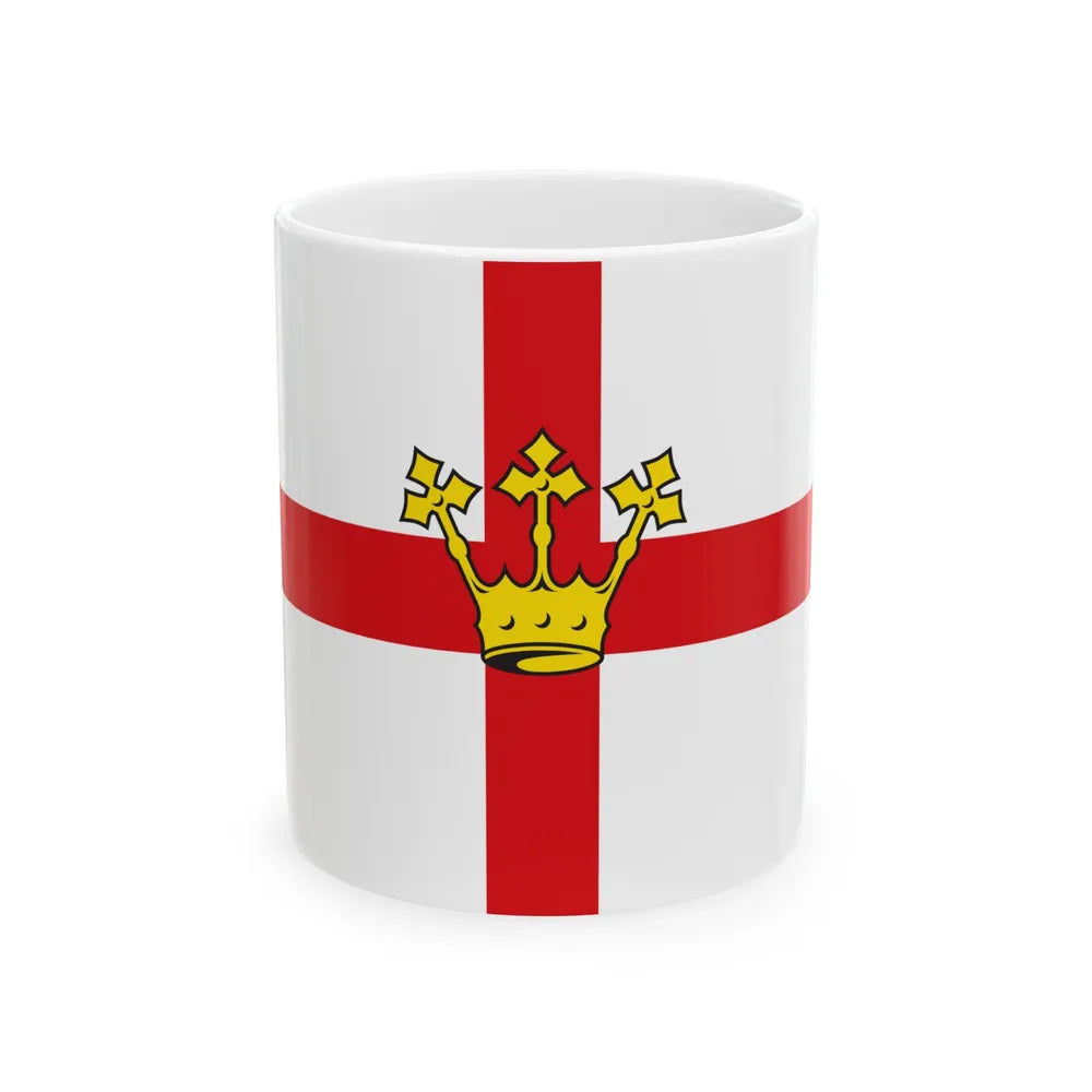 Flag of Koblenz Germany - White Coffee Mug-11oz-Go Mug Yourself