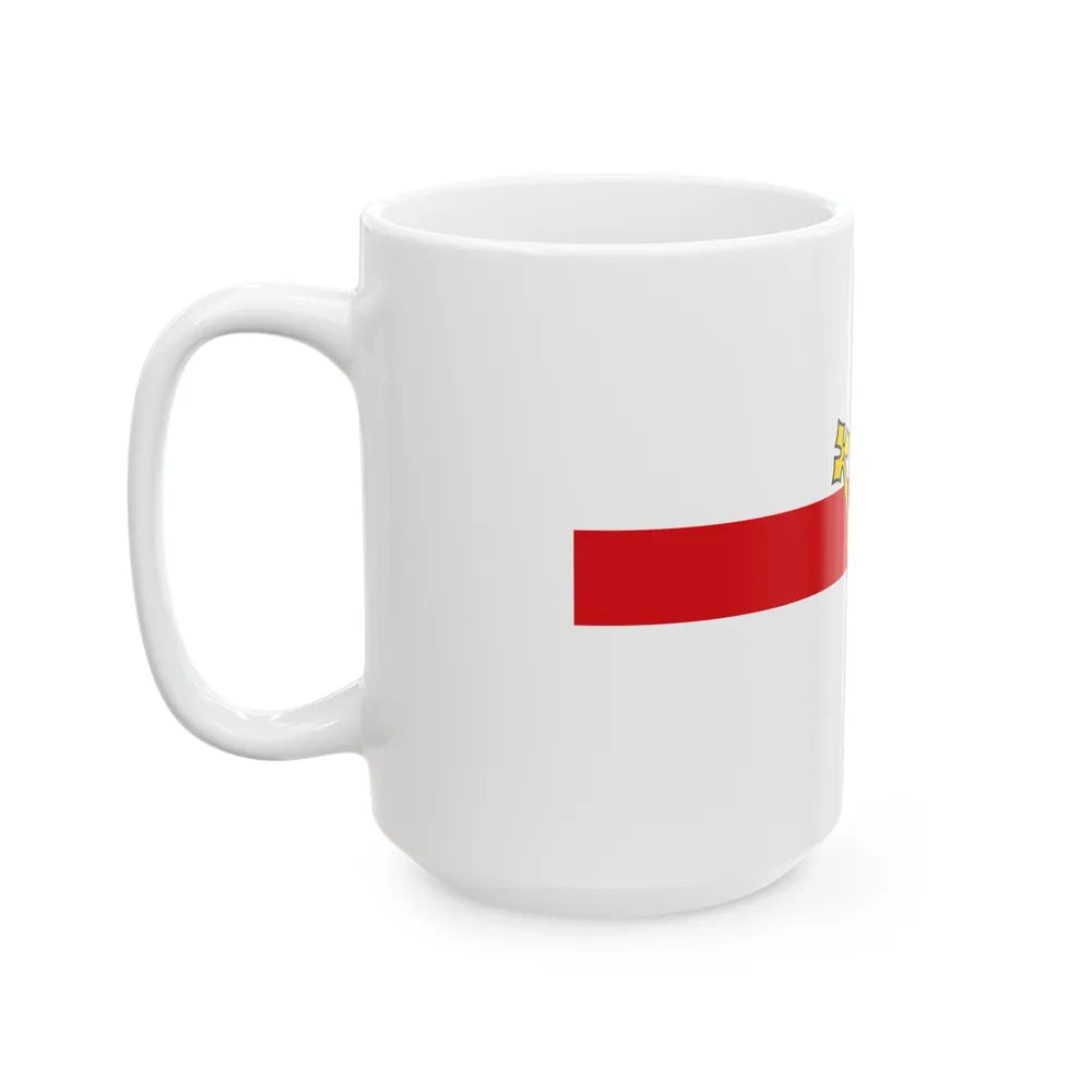 Flag of Koblenz Germany - White Coffee Mug-Go Mug Yourself