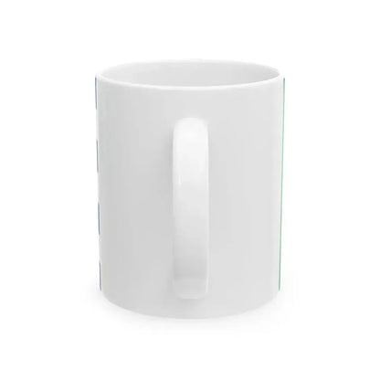 Flag of Kobuleti Municipality (Georgia) White Coffee Mug - Go Mug Yourself