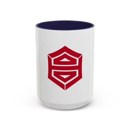 Flag of Kochi Kochi Japan - Accent Coffee Mug 15oz Navy - Go Mug Yourself
