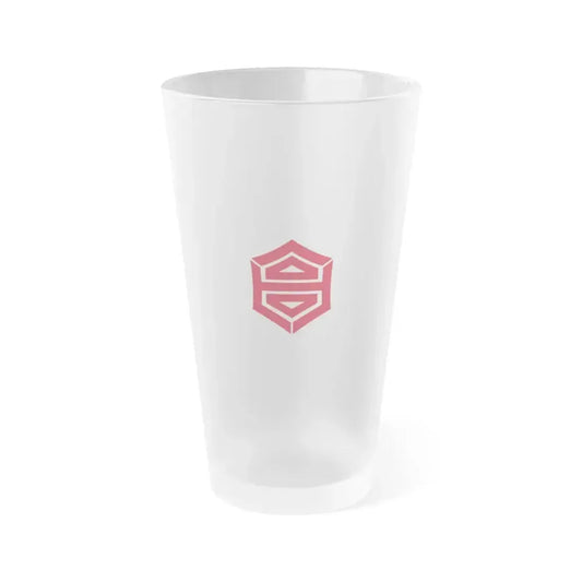 Flag of Kochi Kochi Japan - Frosted Pint Glass 16oz 16oz Frosted - Go Mug Yourself