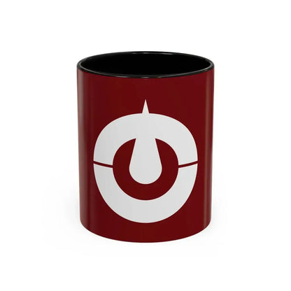 Flag of Kochi Prefecture Japan - Accent Coffee Mug 11oz Black - Go Mug Yourself