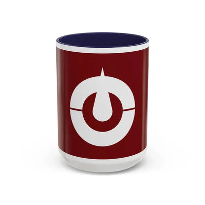 Flag of Kochi Prefecture Japan - Accent Coffee Mug 15oz Navy - Go Mug Yourself