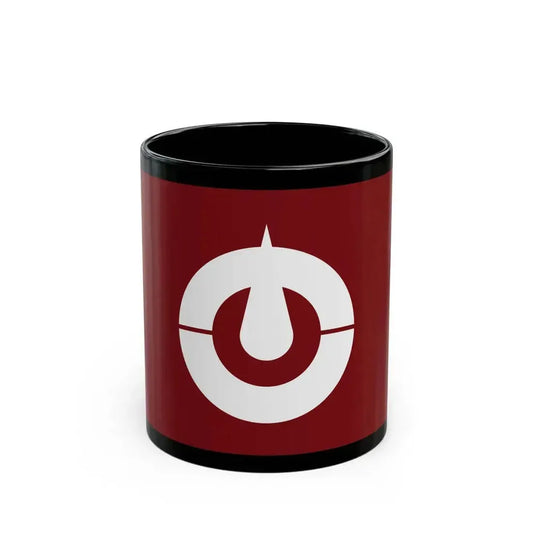 Flag of Kochi Prefecture Japan - Black Coffee Mug 11oz - Go Mug Yourself