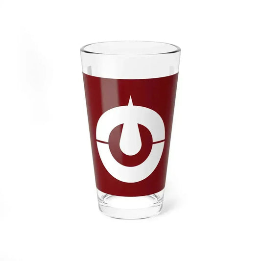 Flag of Kochi Prefecture Japan - Pint Glass 16oz 16oz - Go Mug Yourself