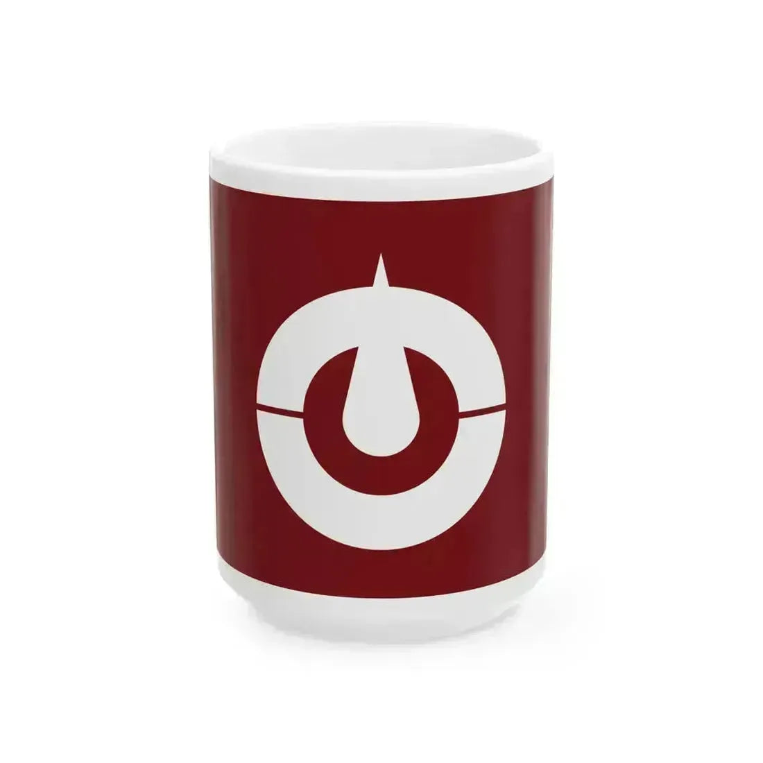 Flag of Kochi Prefecture (Japan) White Coffee Mug 15oz - Go Mug Yourself