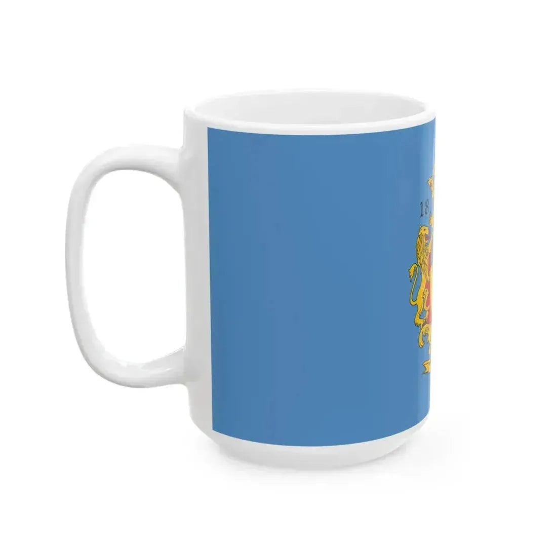 Flag of Kocser (Hungary) White Coffee Mug - Go Mug Yourself