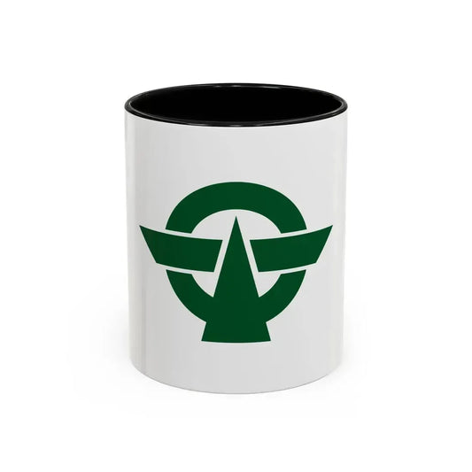 Flag of Kodaira Tokyo Japan - Accent Coffee Mug 11oz Black - Go Mug Yourself
