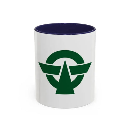 Flag of Kodaira Tokyo Japan - Accent Coffee Mug 11oz Navy - Go Mug Yourself