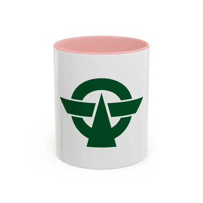 Flag of Kodaira Tokyo Japan - Accent Coffee Mug 11oz Pink - Go Mug Yourself