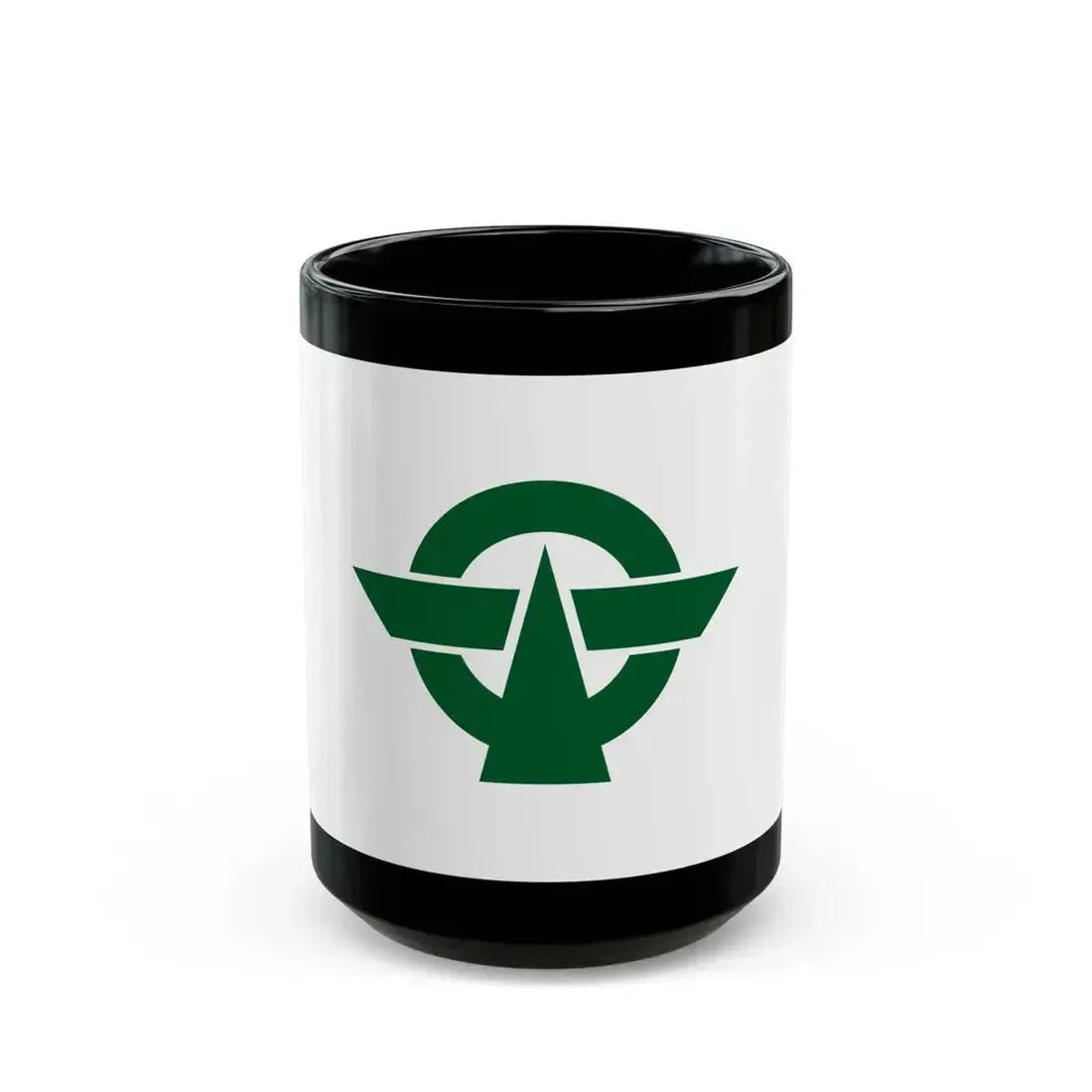 Flag of Kodaira Tokyo Japan - Black Coffee Mug 15oz - Go Mug Yourself