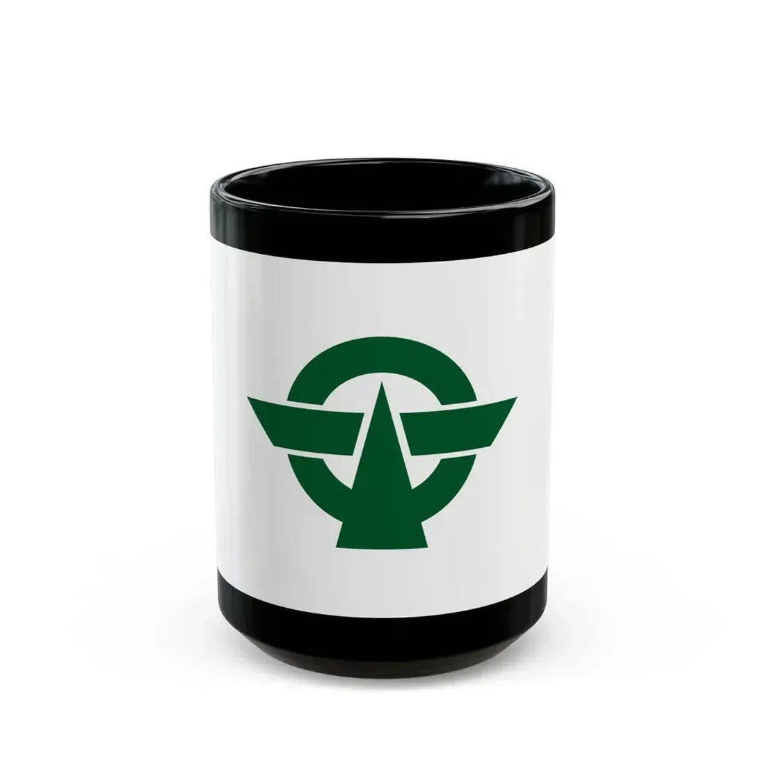 Flag of Kodaira Tokyo Japan - Black Coffee Mug 15oz - Go Mug Yourself
