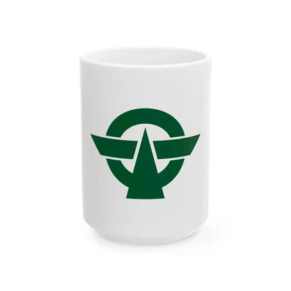 Flag of Kodaira Tokyo (Japan) White Coffee Mug 15oz - Go Mug Yourself