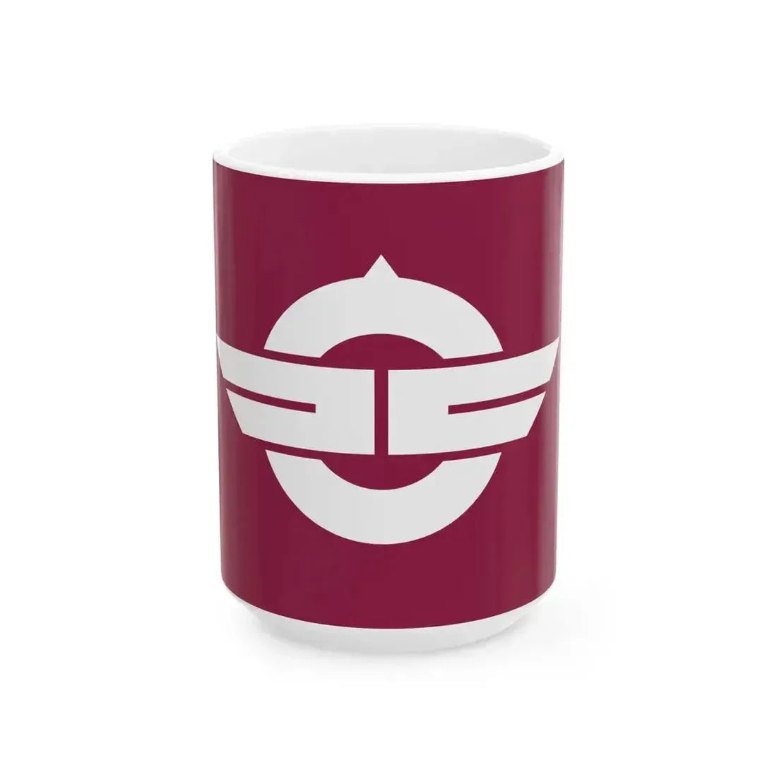 Flag of Kofu Tottori (Japan) White Coffee Mug 15oz - Go Mug Yourself