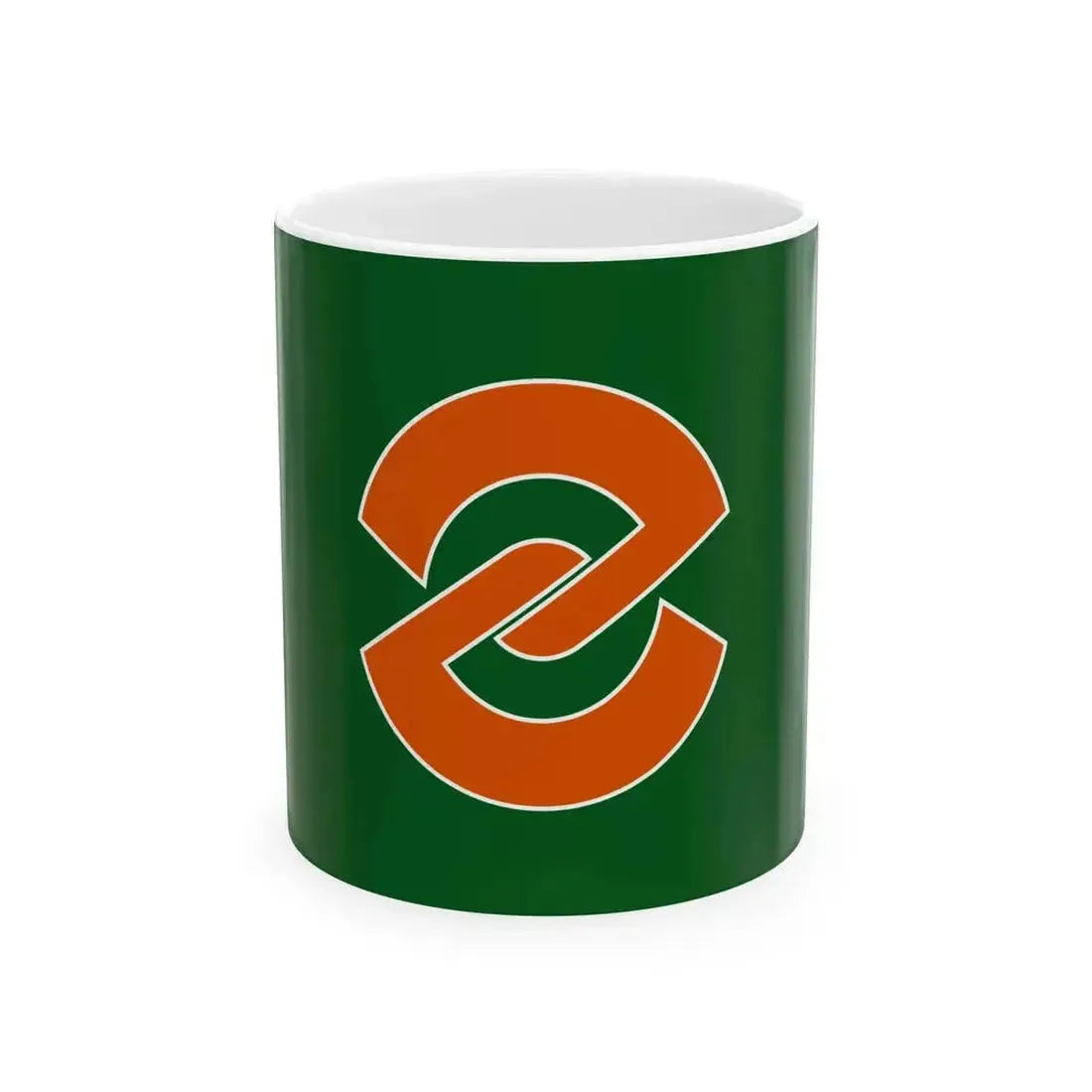 Flag of Koga Fukuoka (Japan) White Coffee Mug 11oz - Go Mug Yourself