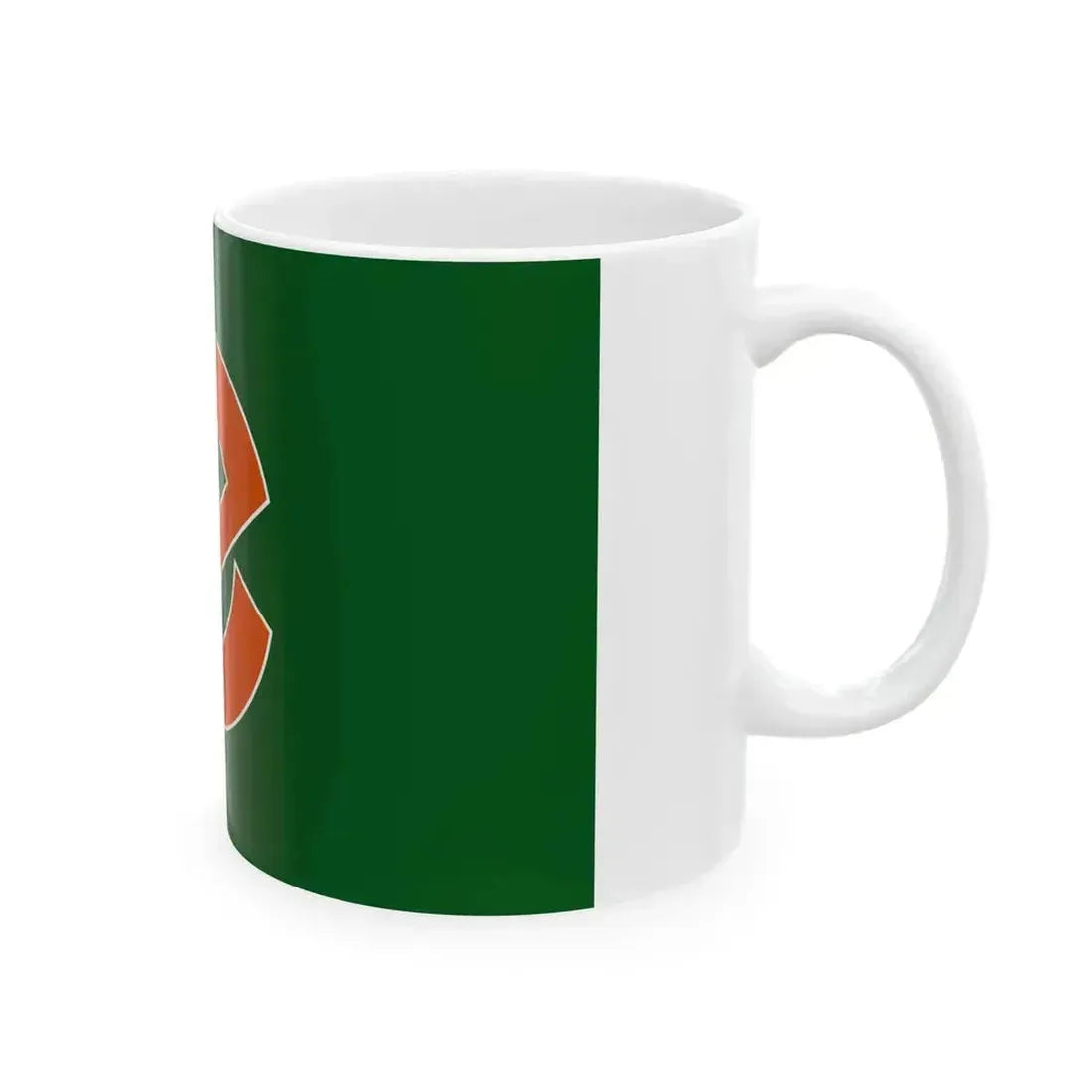 Flag of Koga Fukuoka (Japan) White Coffee Mug - Go Mug Yourself
