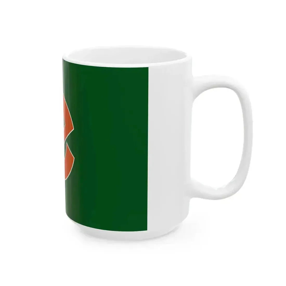 Flag of Koga Fukuoka (Japan) White Coffee Mug - Go Mug Yourself