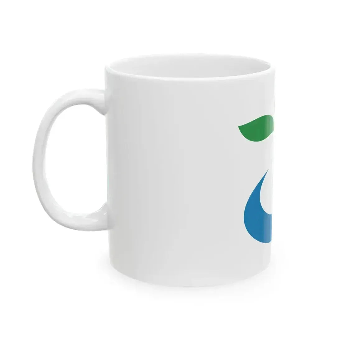 Flag of Koga Ibaraki (Japan) White Coffee Mug - Go Mug Yourself