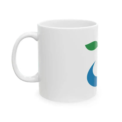 Flag of Koga Ibaraki (Japan) White Coffee Mug - Go Mug Yourself