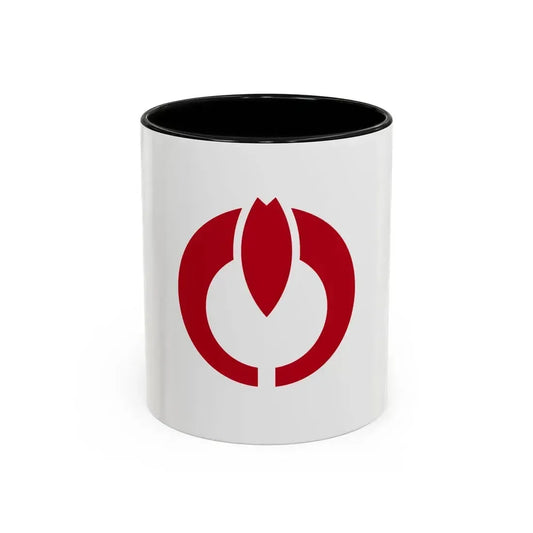 Flag of Koganei Tokyo Japan - Accent Coffee Mug 11oz Black - Go Mug Yourself
