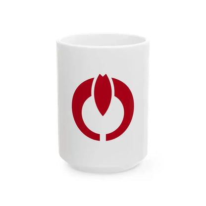 Flag of Koganei Tokyo Japan - White Coffee Mug 15oz - Go Mug Yourself