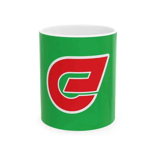 Flag of Kohoku Saga (Japan) White Coffee Mug 11oz - Go Mug Yourself