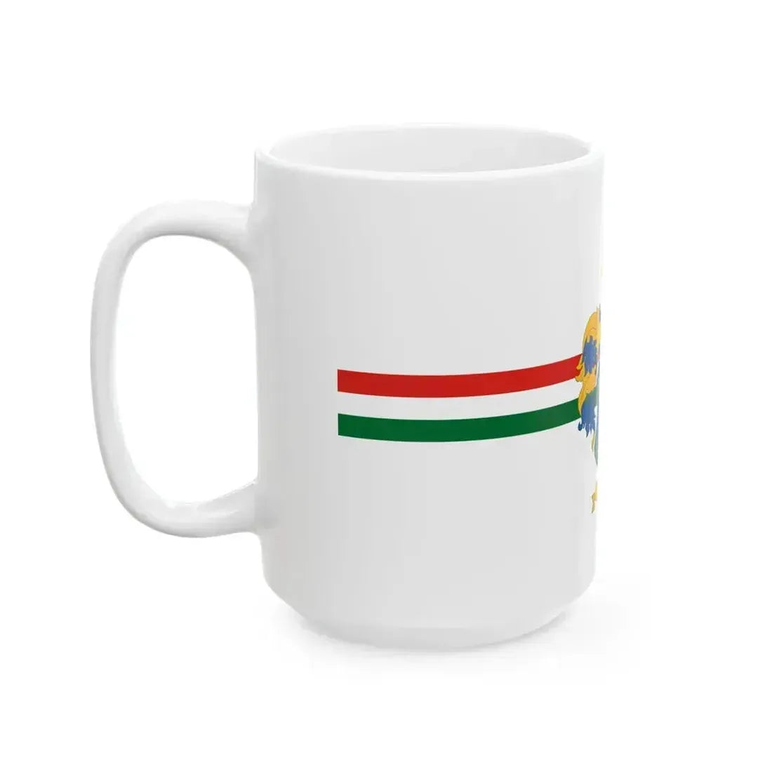 Flag of Koka (Hungary) White Coffee Mug - Go Mug Yourself