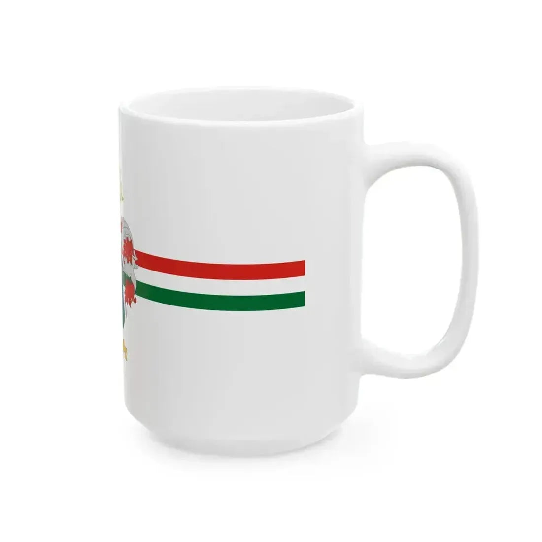 Flag of Koka (Hungary) White Coffee Mug - Go Mug Yourself