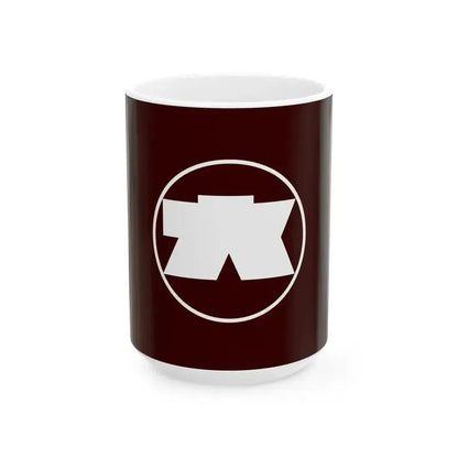 Flag of Kokonoe Oita (Japan) White Coffee Mug 15oz - Go Mug Yourself