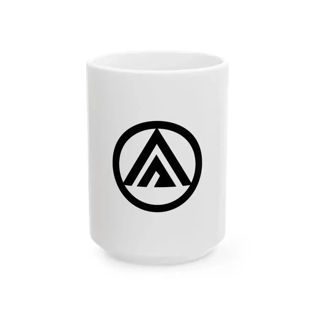 Flag of Kokubu Kagoshima 1955-2005 (Japan) White Coffee Mug 15oz - Go Mug Yourself