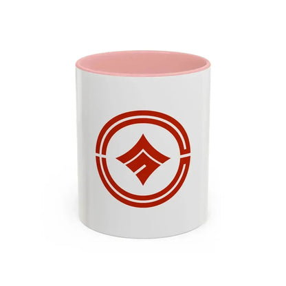 Flag of Kokubunji Tokyo Japan - Accent Coffee Mug 11oz Pink - Go Mug Yourself